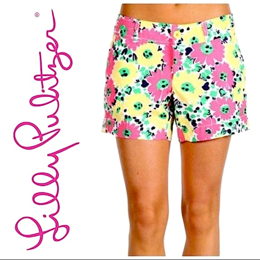 Lilly Pulitzer Callahan Short- Doodlebug Daisy